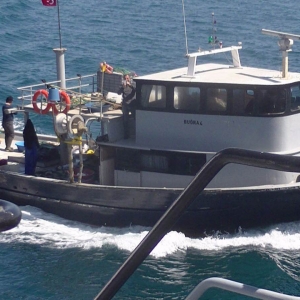 Două pescadoare din Turcia surprinse la braconat în