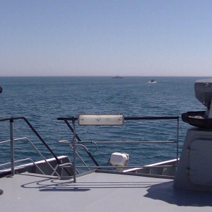 Două pescadoare din Turcia surprinse la braconat în