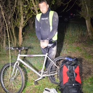 Contrabandă cu bicicleta