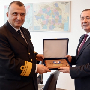 Şeful Gărzii de Coastă din Turcia, în vizită la