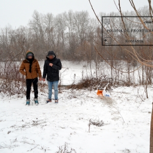 Doi migranti depistati dupa ce au traversat Prutul