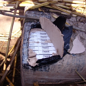 Captură record de ţigări la frontiera de Est - Peste