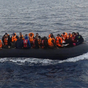Approximately 100 people rescued in the Aegean Sea by