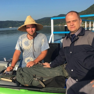 Ambarcaţia unui student austriac luată de apele Dunării, recuperată de poliţiştii de frontieră orşoveni