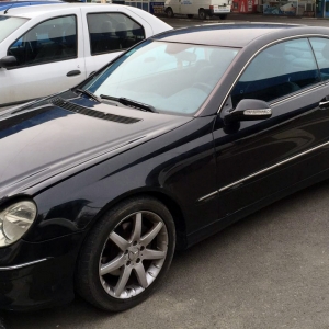Mercedes Benz CLK căutat în Italia, depistat la frontieră