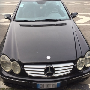 Mercedes Benz CLK căutat în Italia, depistat la frontieră