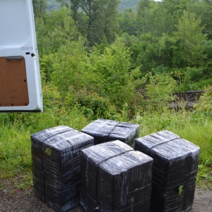 Peste 7000 pachete de țigări de contrabandă depistate  la frontiera cu Ucraina