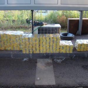 Acţiuni în forţă la frontiera de nord pentru depistarea contrabandiştilor de ţigări