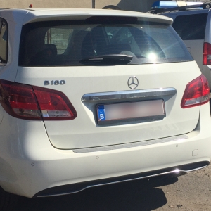 Autoturism Mercedes căutat în Belgia, depistat la P.T.F. Nădlac