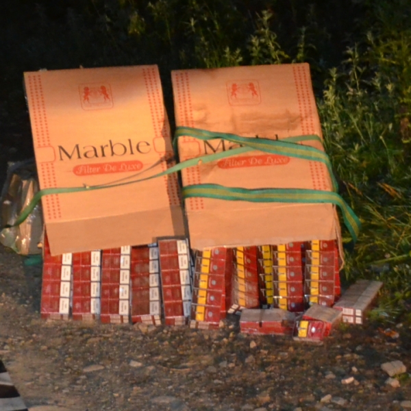 Țigări în valoare de peste 92.000 lei confiscate de polițiștii de frontieră