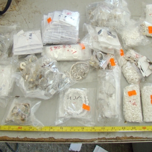 Peste două kg de bijuterii depistate de poliţiştii de