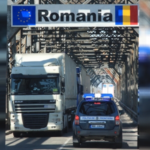 Trafic întrerupt pe podul Giurgiu-Ruse