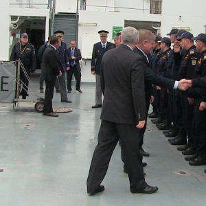 Şeful Gărzii de Frontieră din Polonia,  în vizită