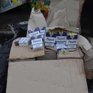 Ţigări de contrabandă, în valoare de peste 20.000
