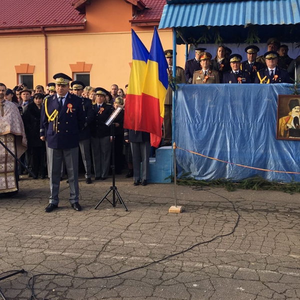 Festivitatea de depunere a Jurământului militar de către elevii Şcolii de Pregătire a Agenţilor Poliţiei de Frontieră „Avram Iancu” din Oradea