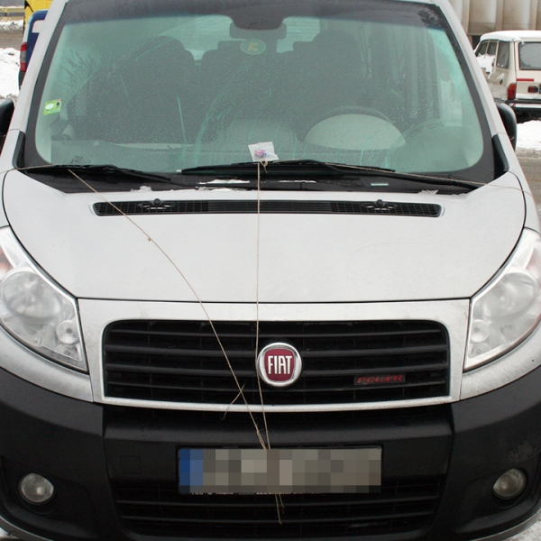 Microbuz căutat de autoritățile din Germania, descoperit la P.T.F. Calafat