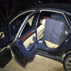 Ţigări confiscate în urma unor acțiuni pe linia combaterii contrabandei la frontiera de nord