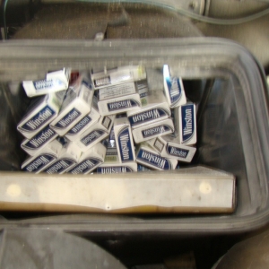 Modalităţi de ascundere a ţigărilor de contrabandă