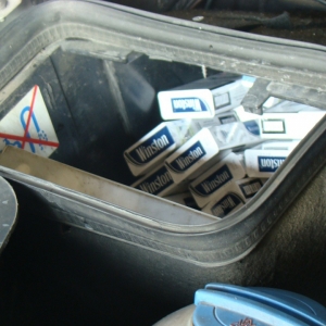 Modalităţi de ascundere a ţigărilor de contrabandă