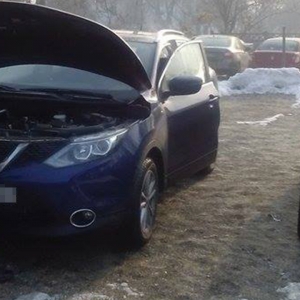 Nissan Qashqai căutat în Germania, depistat la P.T.F. Albiţa