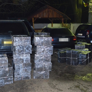 Capturi importante de țigări la frontiera de nord