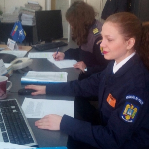 Studenţi ai Academiei de Poliţie Alexandru Ioan Cuza, în stagiul de practică la Garda de Coastă