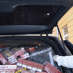 Peste 42.000 de pachete cu țigări, confiscate la frontiera de nord