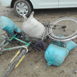 Peste un kilometru de plase monofilament, confiscate de poliţiştii de frontieră tulceni