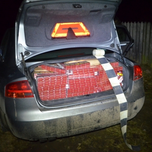 Peste 7.700 pachete cu ţigări de contrabandă,  confiscate la frontiera de nord