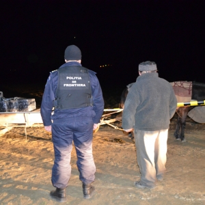 Acţiune de cooperare la frontiera româno-moldoveană pentru combaterea contrabandei cu ţigări