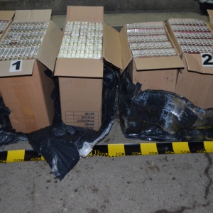 Acţiune de cooperare la frontiera româno-moldoveană pentru combaterea contrabandei cu ţigări