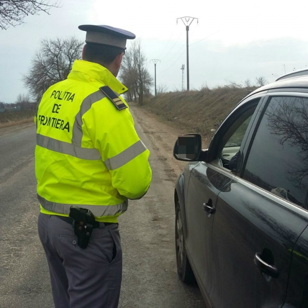Autoturism radiat din circulaţie, depistat de poliţiştii de frontieră gălăţeni