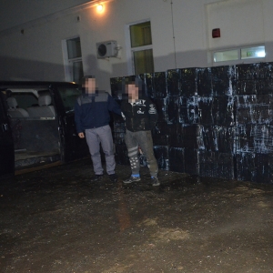 Peste 32.000 pachete cu țigări, confiscate la frontiera de nord