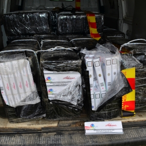 400.000 de țigări de contrabandă, în valoare de 185.000 lei, confiscate de poliţiştii de frontieră