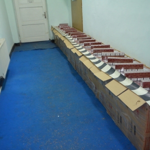 Aproximativ 18.000 pachete cu țigări confiscate în urma mai multor acțiuni pe linia combaterii contrabandei la frontiera de nord