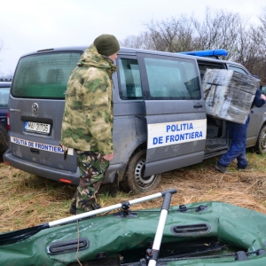 Acţiune de cooperare la frontiera româno-moldoveană pentru combaterea contrabandei cu ţigări