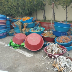 Pescador turcesc surprins la braconat în Marea Neagră, de nava Poliţiei de Frontieră MAI 1101