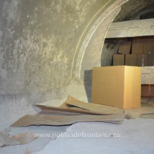 Criminal group specialized in cigarette smuggling, with branches at international level, dismantled by the Romanian border guards