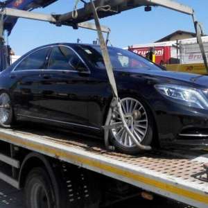 Mercedes căutat de autoritățile lituaniene, descoperit la P.T.F. Borş