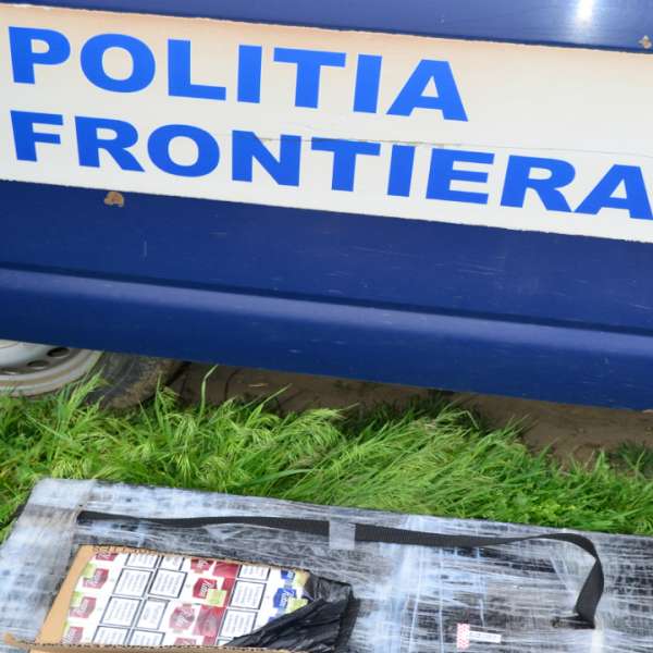 Trei tineri au trecut peste râul Prut mii de pachete de țigări, folosind o saltea pneumatica și vâslind cu farfurii din plastic