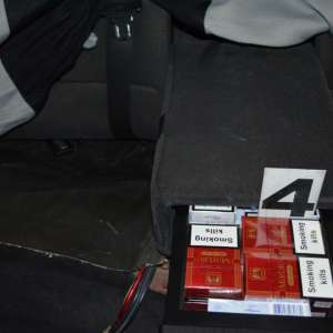 Aproximativ 3.000 de ţigarete descoperite de poliţiştii de frontieră gălăţeni