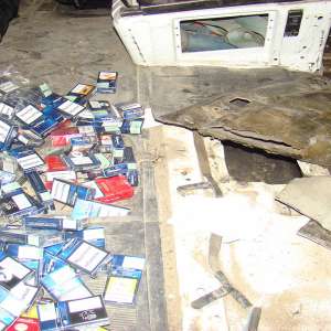 Țigări de contrabandă în valoare de peste 183.000 lei,  confiscate la frontiera de nord