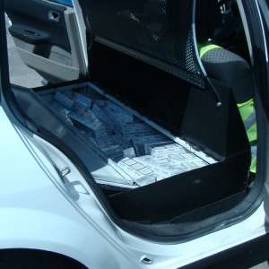 Ţigări fără marcaje fiscale, confiscate de poliţiştii de frontieră arădeni