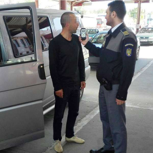 Cetățean moldovean depistat băut la volan de polițiștii de frontieră din P.T.F. Sculeni