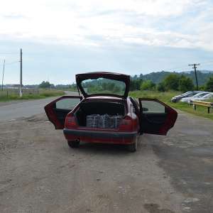 Țigări de contrabandă în valoare de peste 95.500 lei,  confiscate la frontiera de nord
