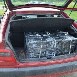 Țigări de contrabandă în valoare de peste 95.500 lei,  confiscate la frontiera de nord