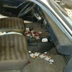 Modalităţi de ascundere a ţigărilor de contrabandă