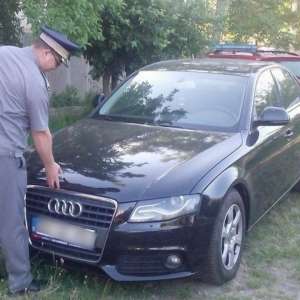 Autoturism căutat de autoritățile din Spania, descoperit la P.T.F. Albiţa
