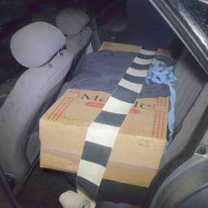 Autoturism cu țigări depistat în trafic de polițiștii de frontieră și jandarmi