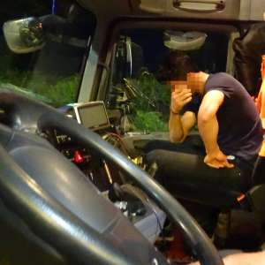 Un cetățean irakian a încercat sa evite controlul de frontiera la P.T.F. Calafat, pentru a intra ilegal in România